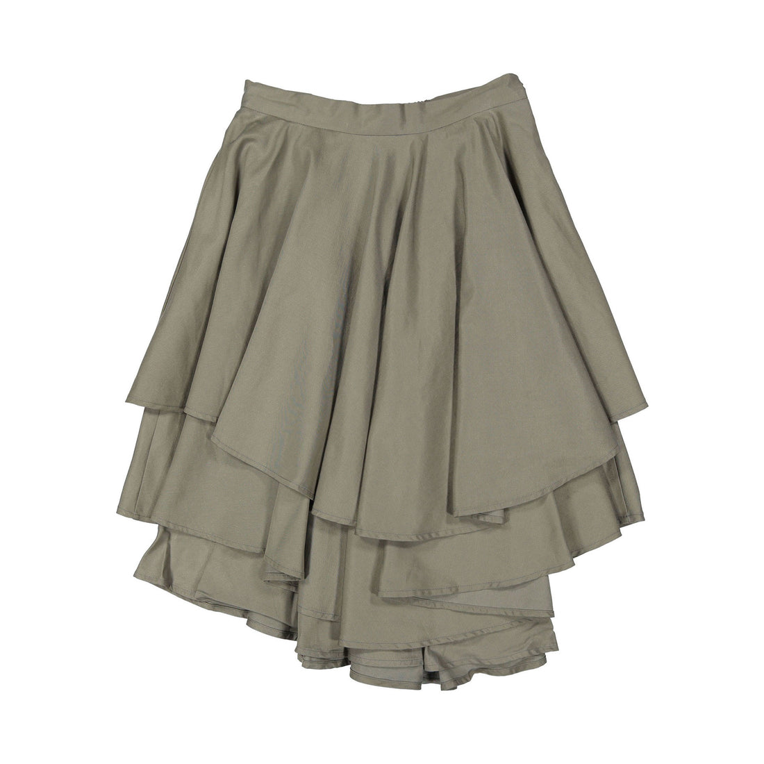 Tangerine Green Cotton Skirt