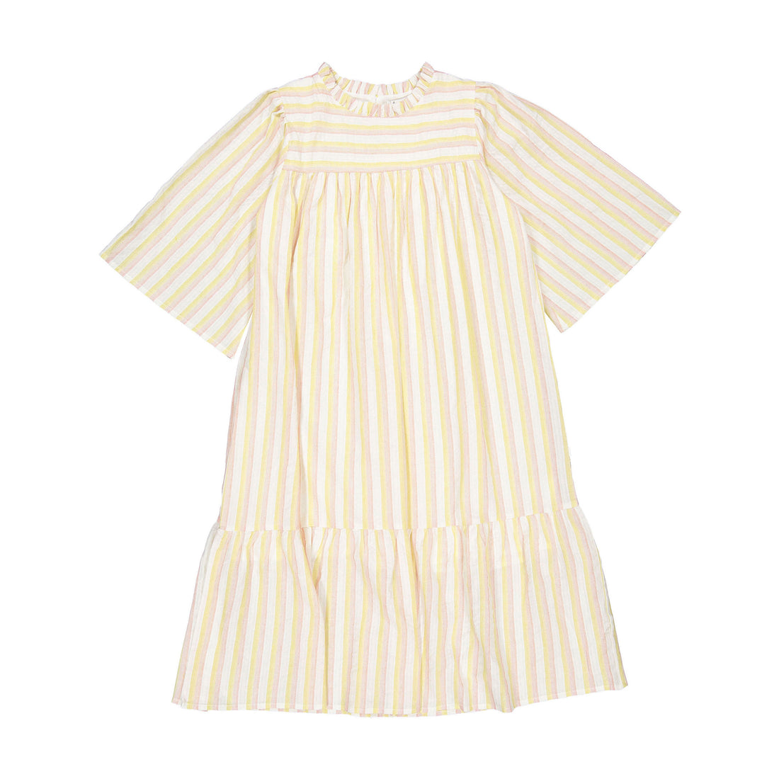 Darlin Striped Linen Flowy Dress