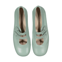 Papanatas Mint Double Strap Mary Jane