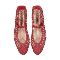 Papanatas Red Woven Mary Jane