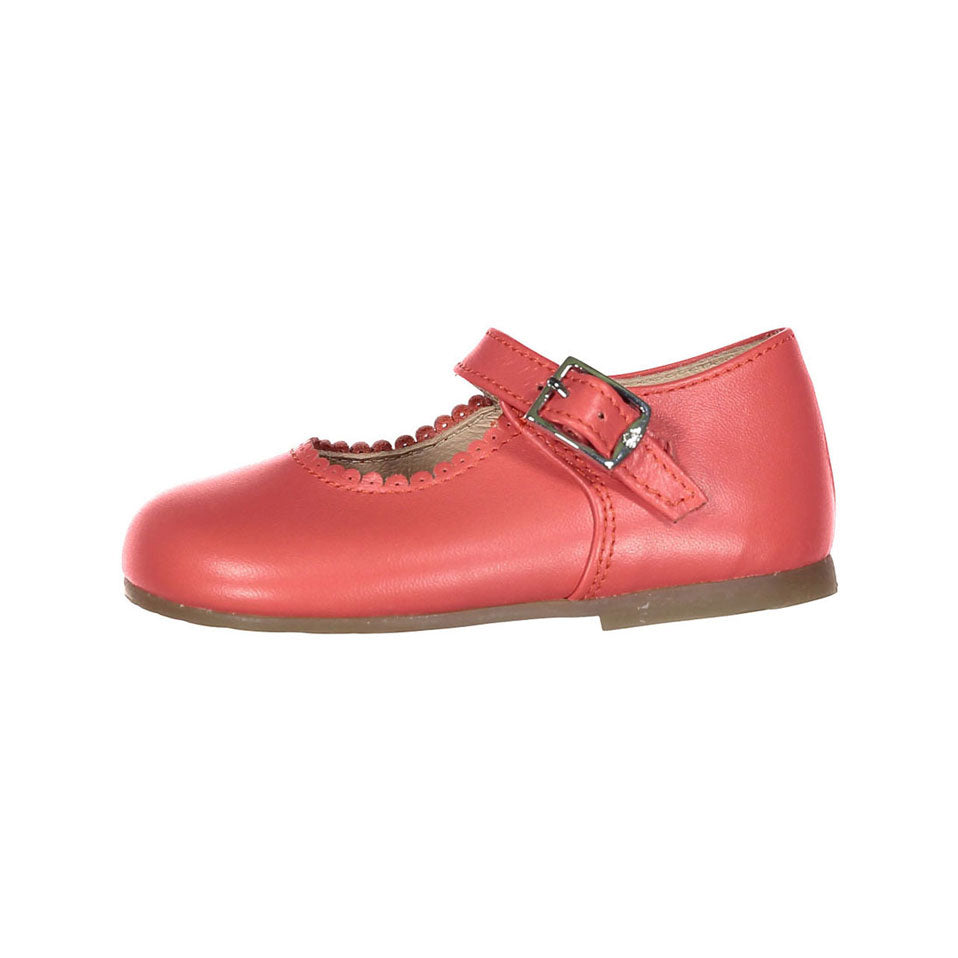 Papanatas Red Baby Buckle Mary Janes