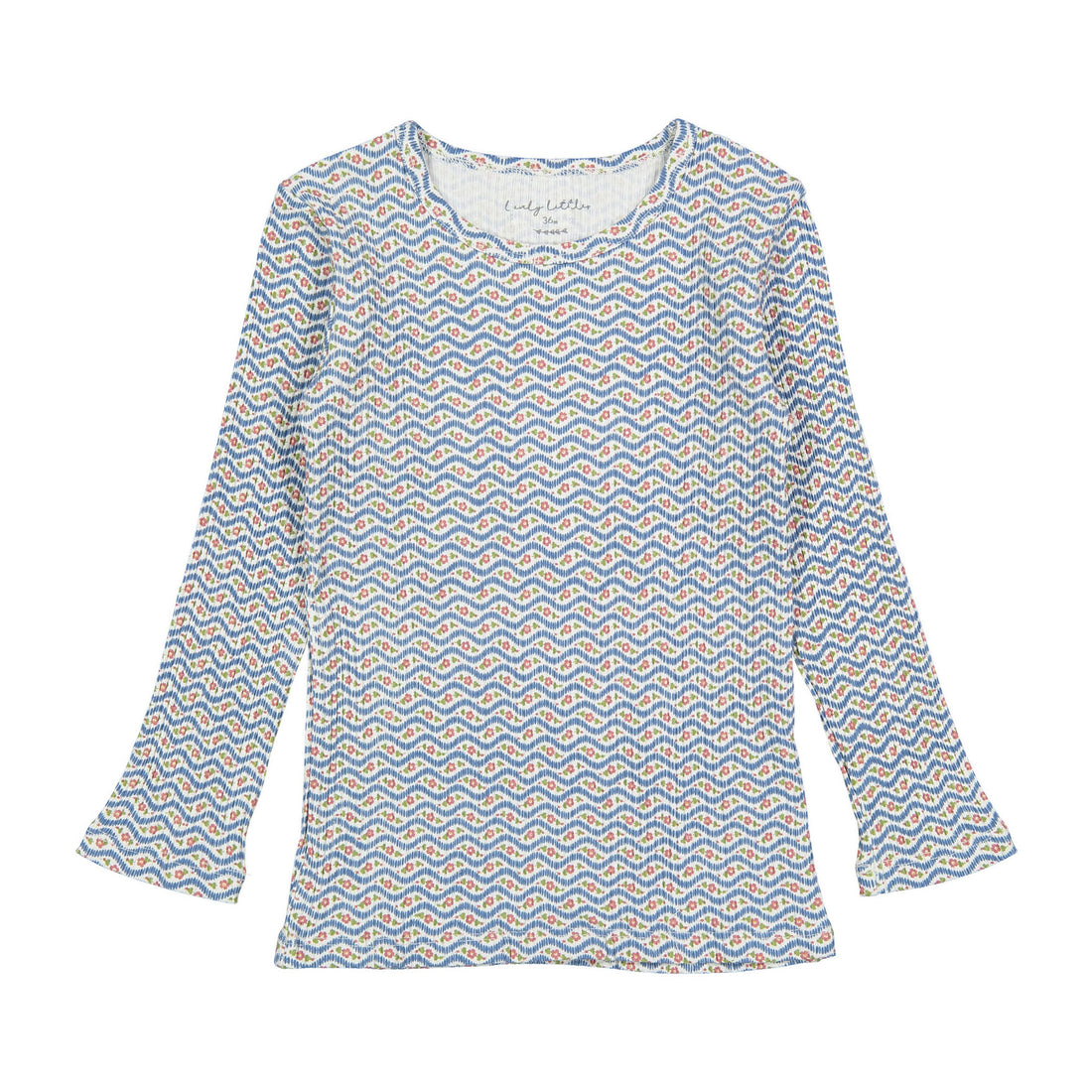 Lovely Littles The Printed Long Sleeve Tee - Elsie Denim