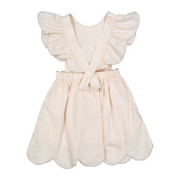 1984 Cream Rose Embroidred Scalloped Jumper