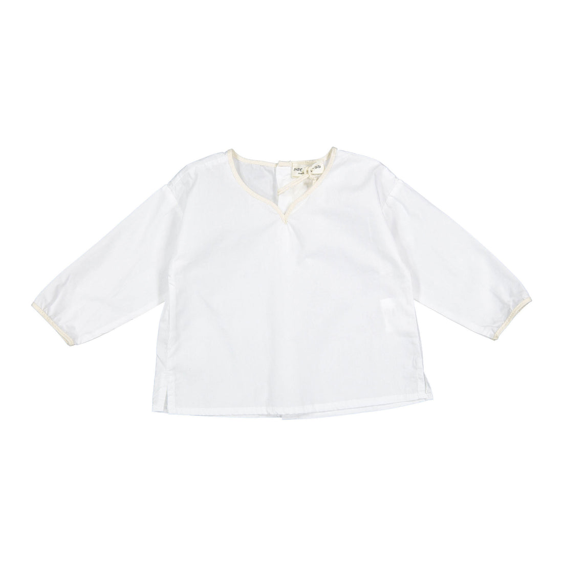 Babe and Tess White//Natural Tazio Shirt