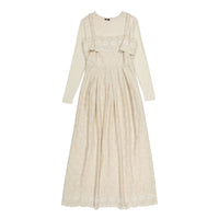 A4 Beige Eyelet Jumper Set