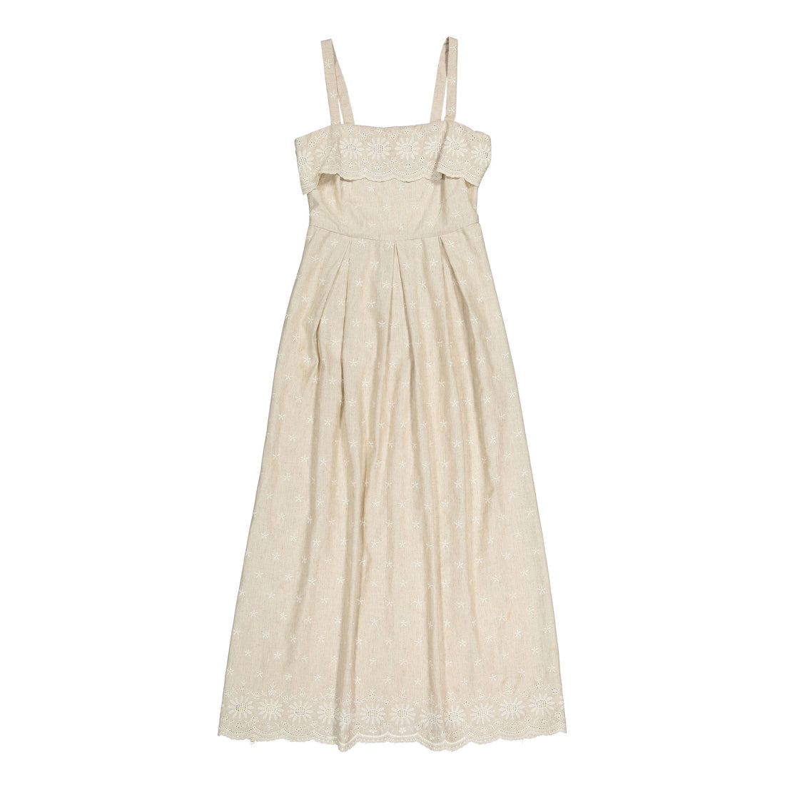 A4 Beige Eyelet Jumper Set
