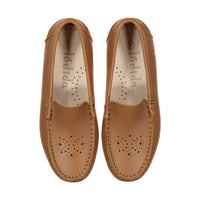Ladida Shoes Luggage Eyelet Design Loafers