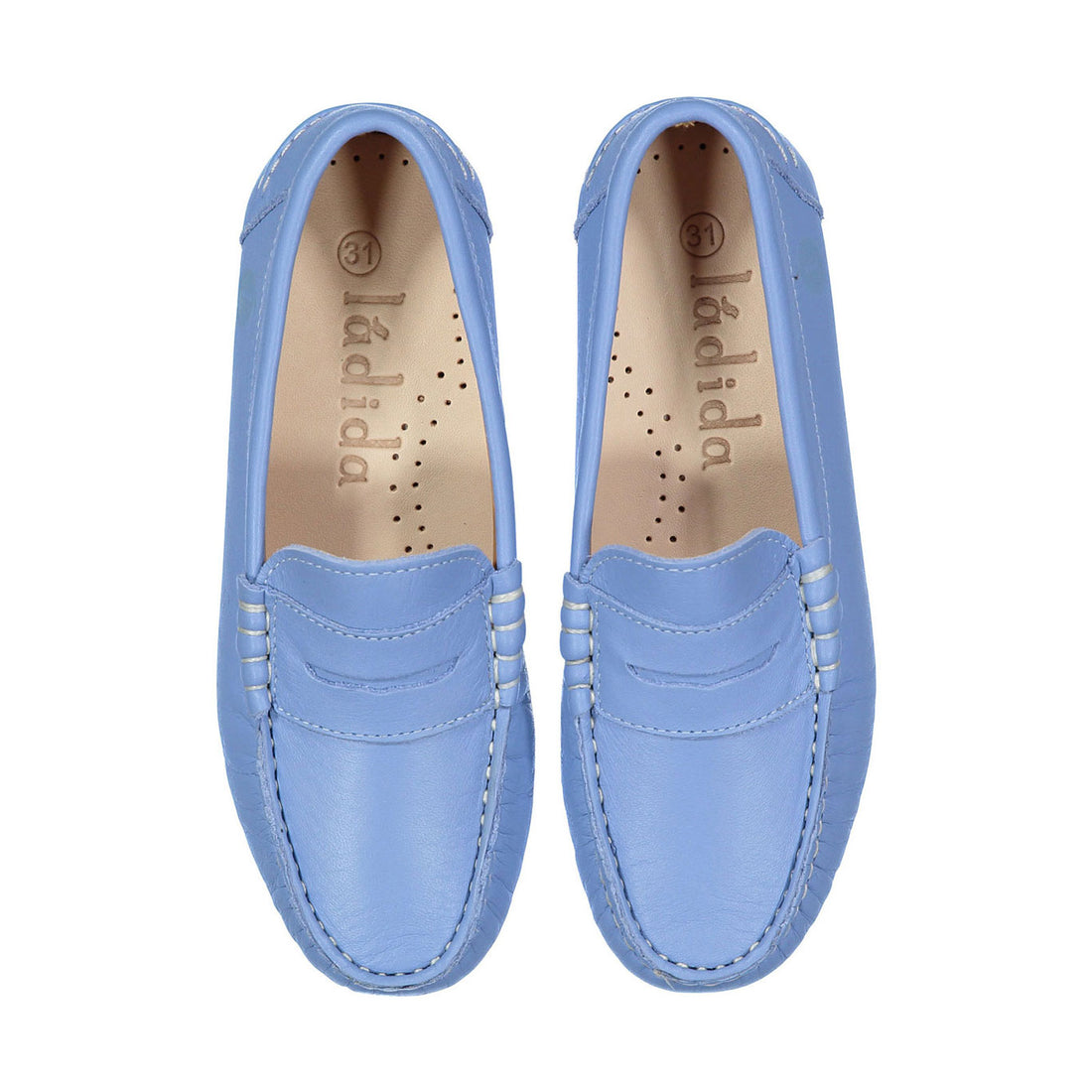 Ladida Shoes Sky Blue Penny Loafer