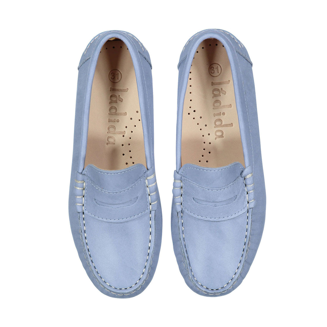 Ladida Shoes Blue Penny Loafer