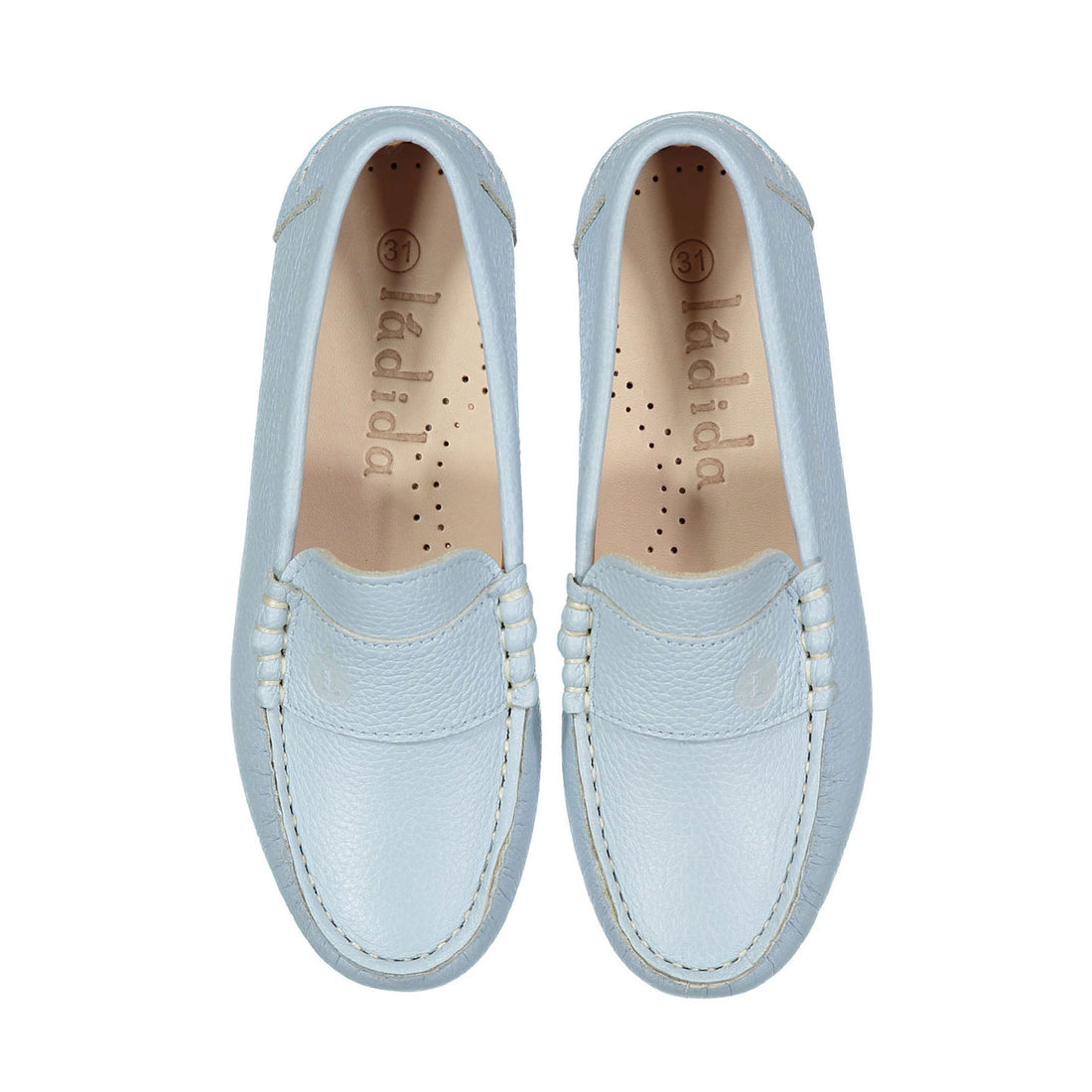 Ladida Shoes Light Blue Croc Loafer