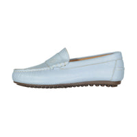 Ladida Shoes Light Blue Croc Loafer
