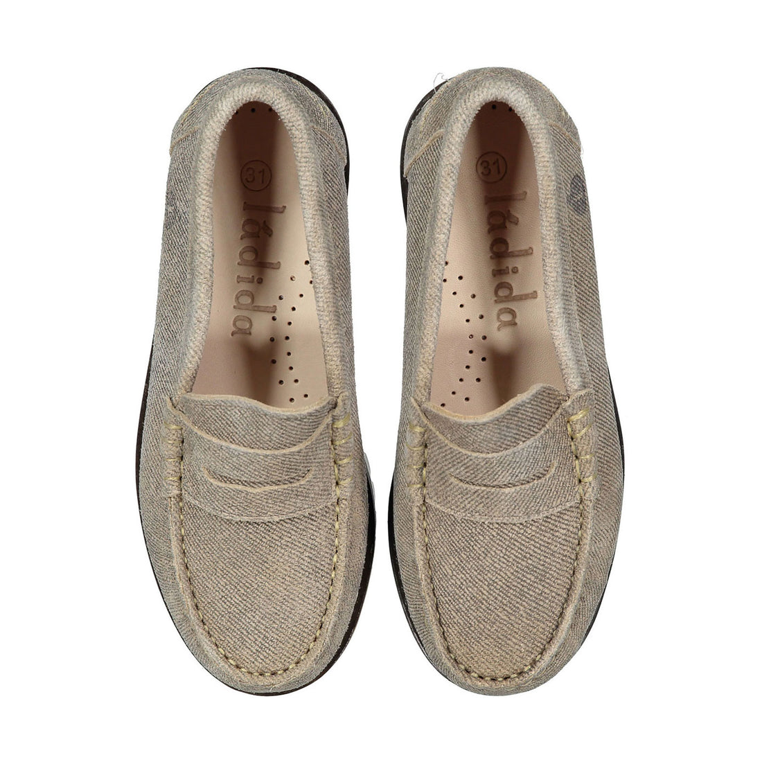 Ladida Shoes Linen Suede Chunky Loafer