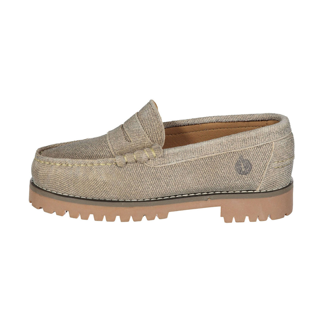 Ladida Shoes Linen Suede Chunky Loafer