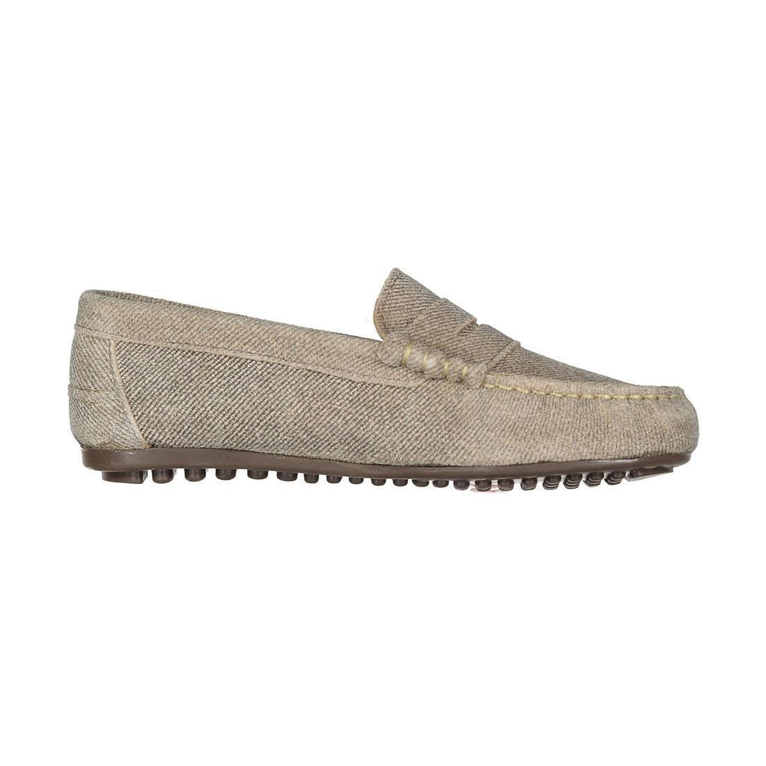 Ladida Shoes Linen Suede Penny Loafer
