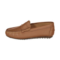 Ladida Shoes Luggage Brown Croc Loafer