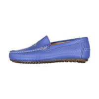 Ladida Shoes Ocean Blue Bird Studded Loafer