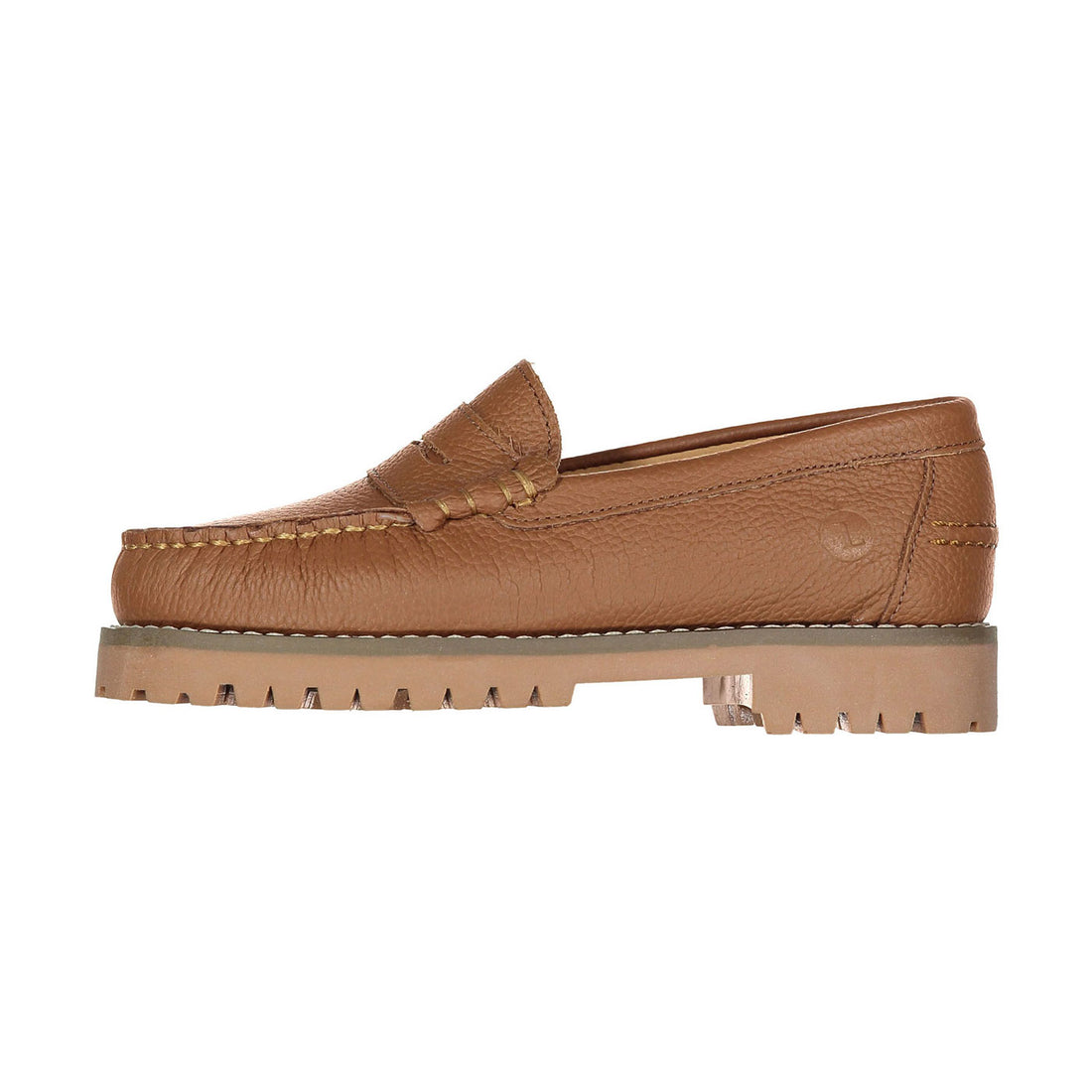 Ladida Shoes Luggage Brown Chunky Loafer