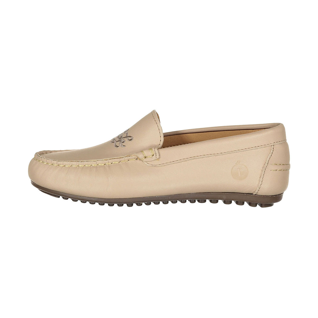 Ladida Shoes Sand Logo Embroidered Loafer