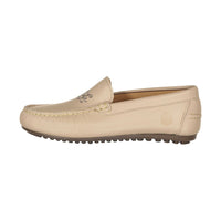 Ladida Shoes Sand Logo Embroidered Loafer