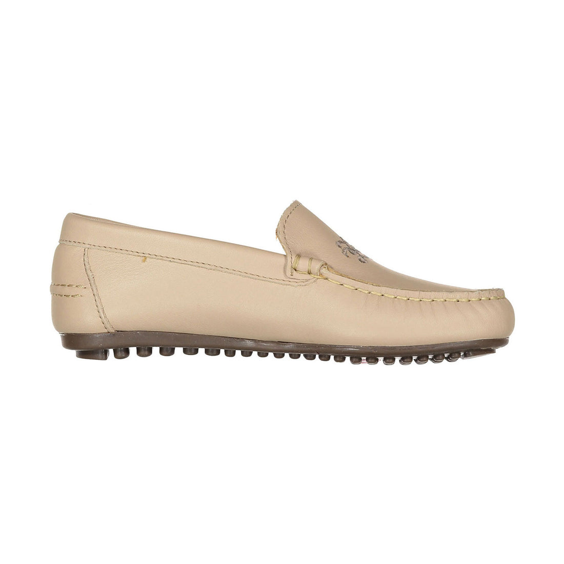 Ladida Shoes Sand Logo Embroidered Loafer