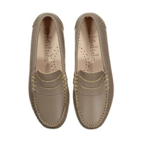 Ladida Shoes Taupe Penny Loafer