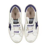 Golden Goose White/Blue Old School Sneaker