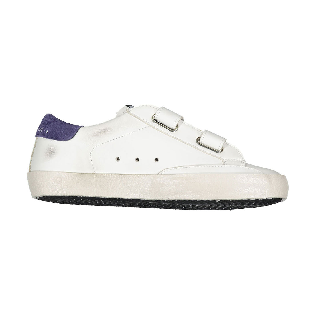Golden Goose White/Blue Old School Sneaker