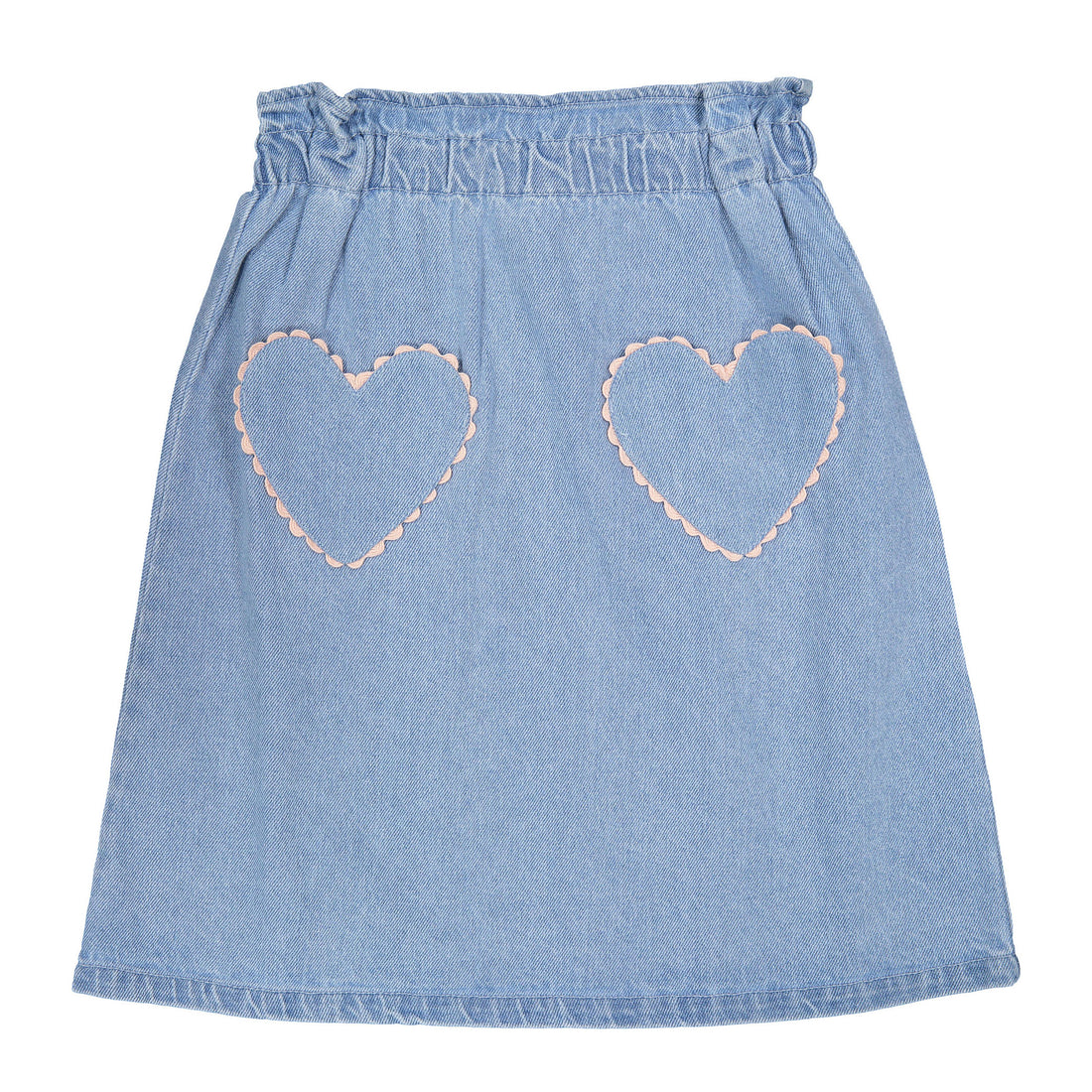 Louis Louise Light Blue Denim Teacher Long Skirt