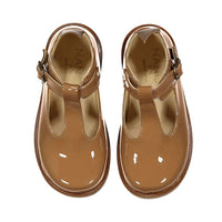 Ladida Shoes Coffee Patent Baby Shoes