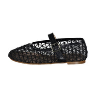 Papanatas Black Crochet Mary Jane