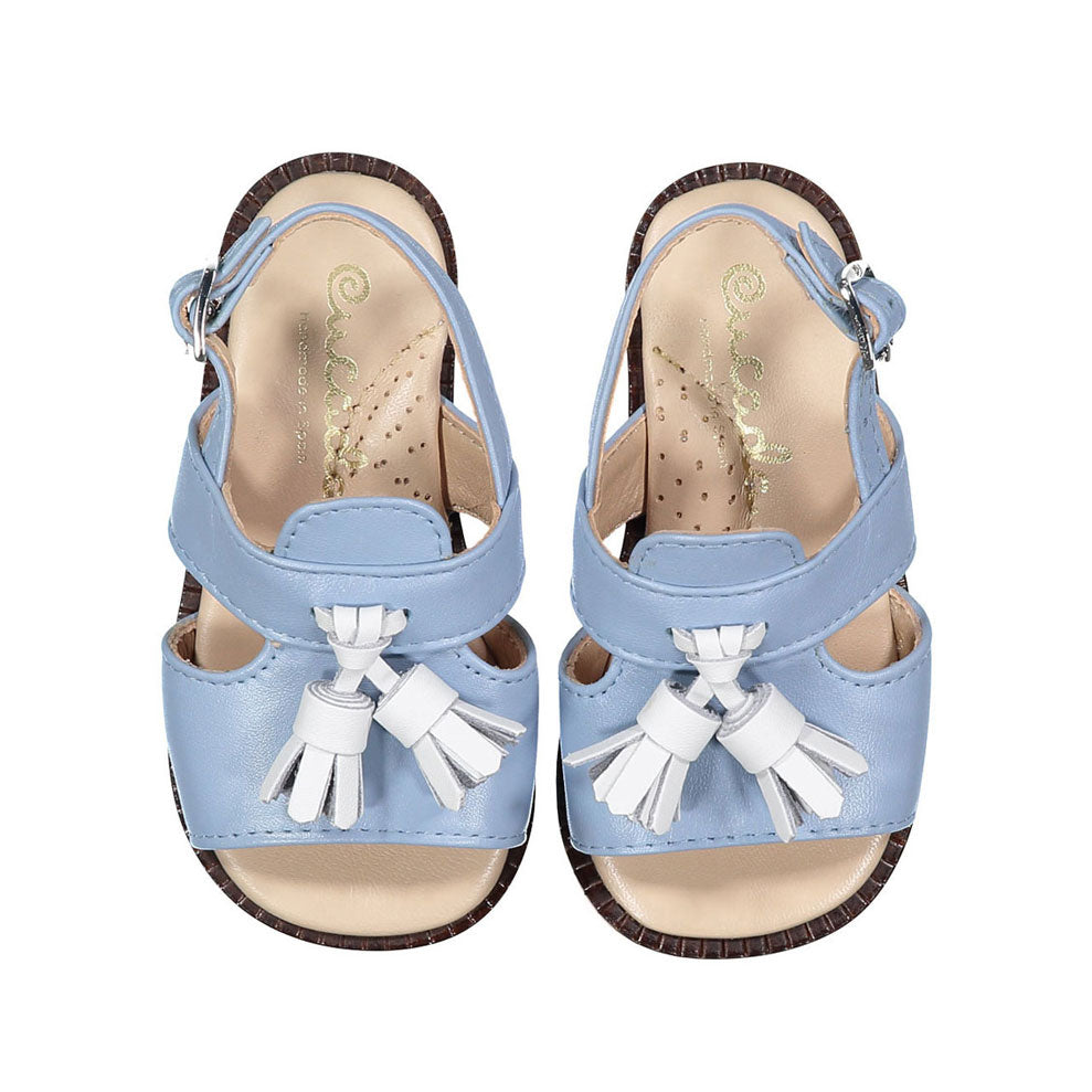 Papanatas Sky Blue Tassel Baby Sandel