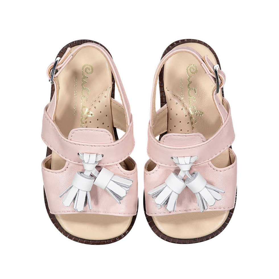 Papanatas Pale Pink Tassel Baby Sandel