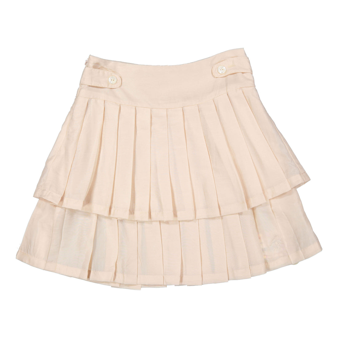 1984 Light Pink Pleated Skirt
