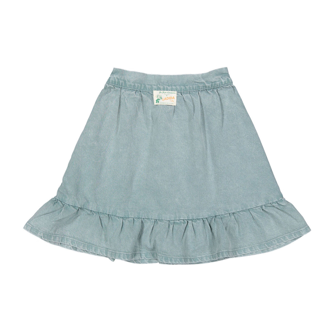 L by Ladida Funday Green Denim Skirt