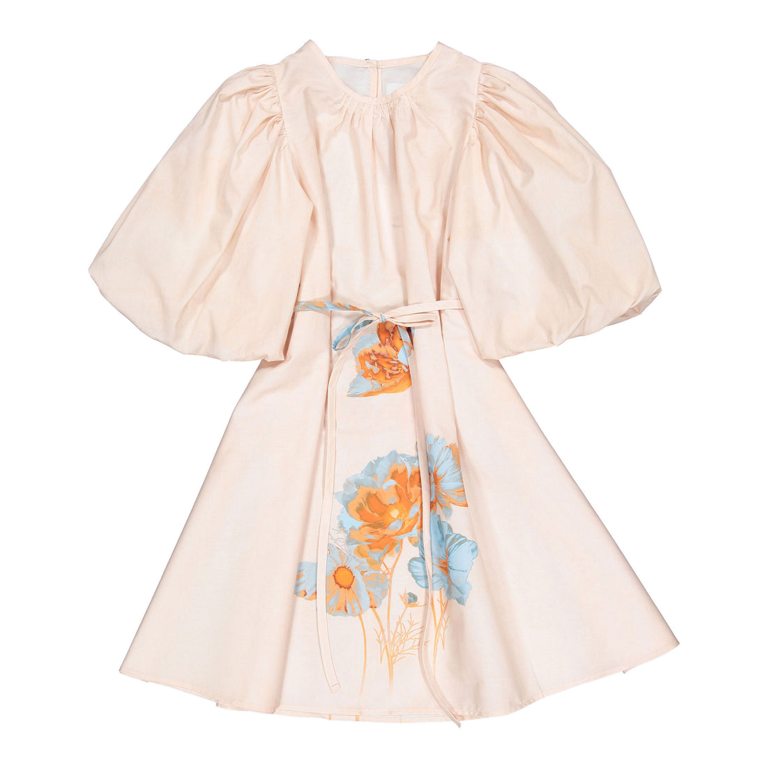 Olivia Rohde Rose Pink Flower Print Dress