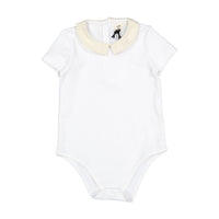 L by Ladida Cream Collar Onesie