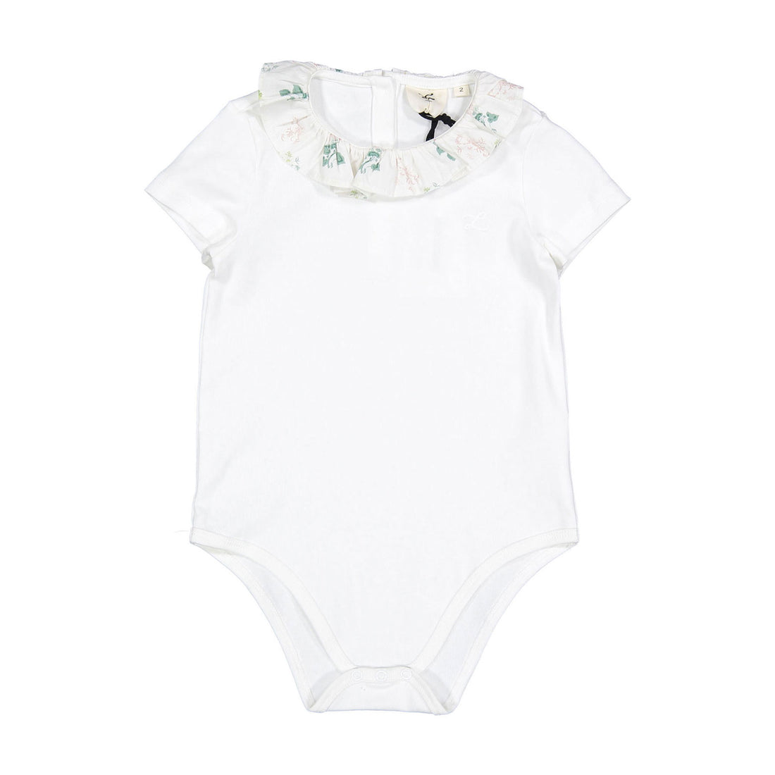 L by Ladida Geranium  Ruffle Collar Onesie