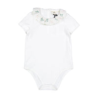 L by Ladida Geranium  Ruffle Collar Onesie
