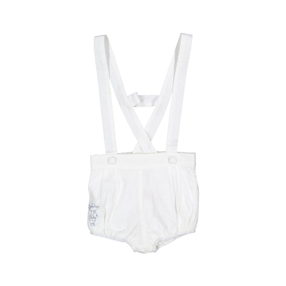 1984 White Embroidered Suspender Bloomer