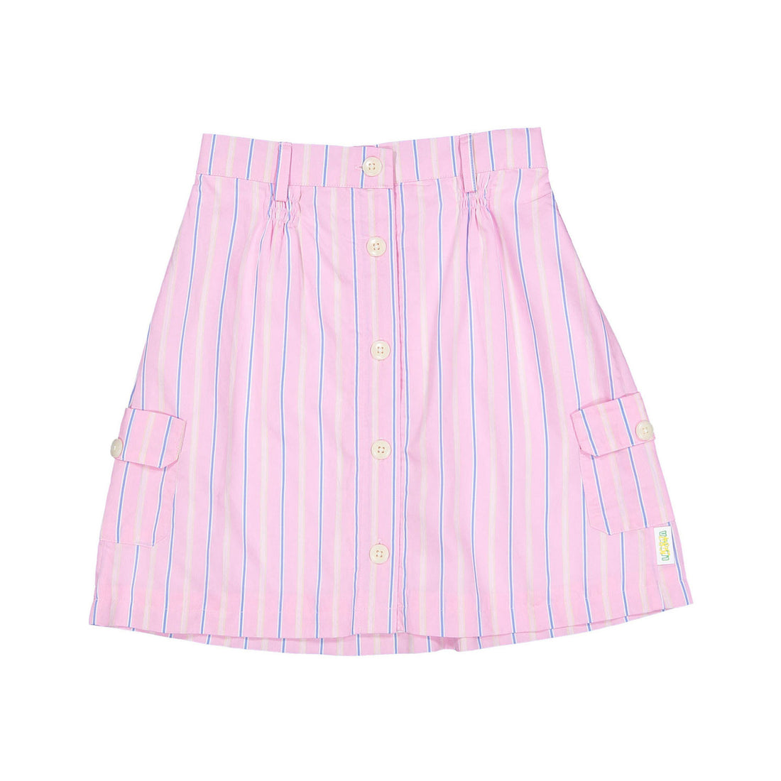 1984 Pink Striped Skirt