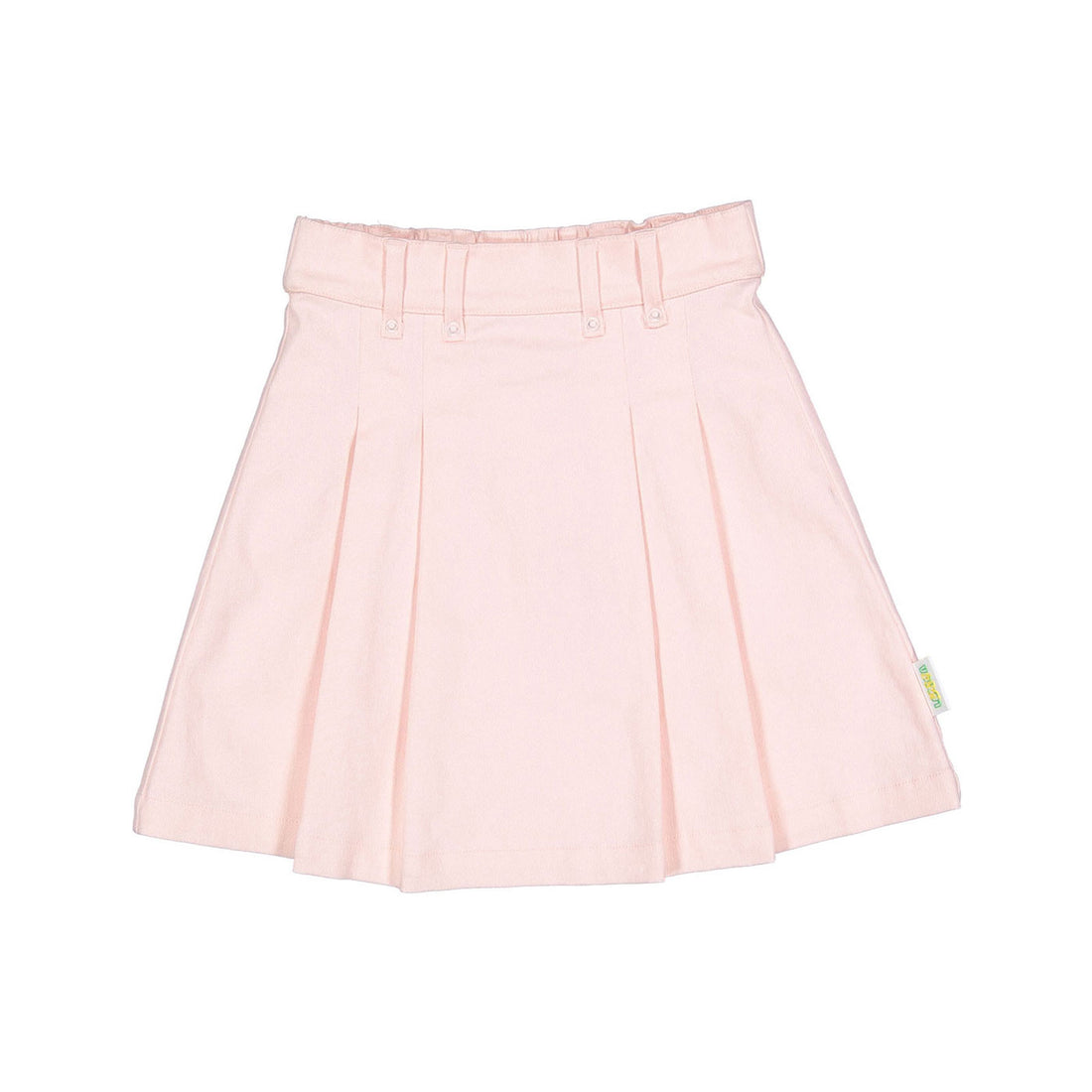 1984 Pink Pleated Denim Skirt