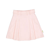 1984 Pink Pleated Denim Skirt