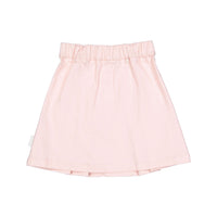 1984 Pink Pleated Denim Skirt