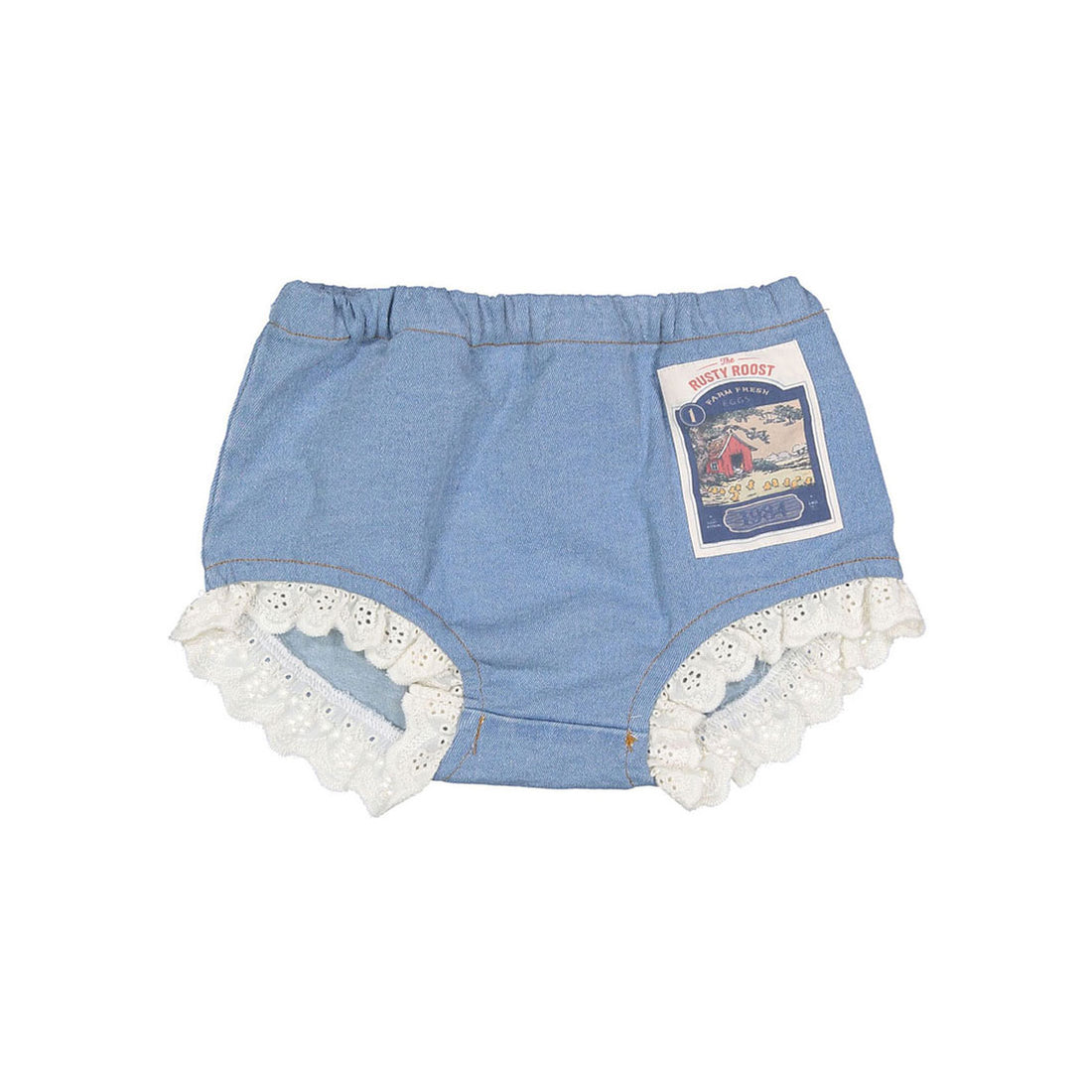 1984 Denim Eyelet Bloomer