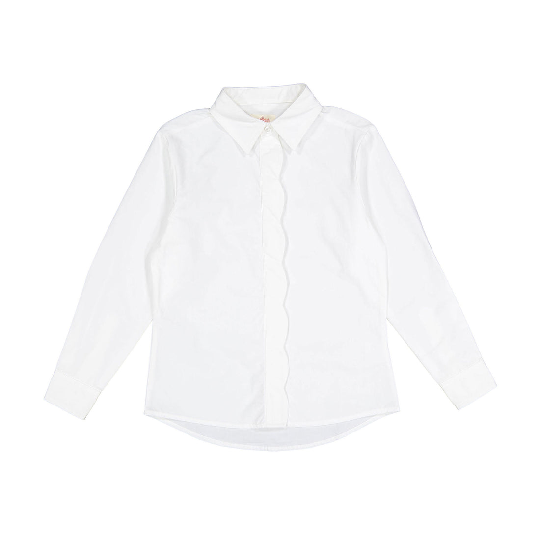 Clubhouse White Scallop Detail Blouse