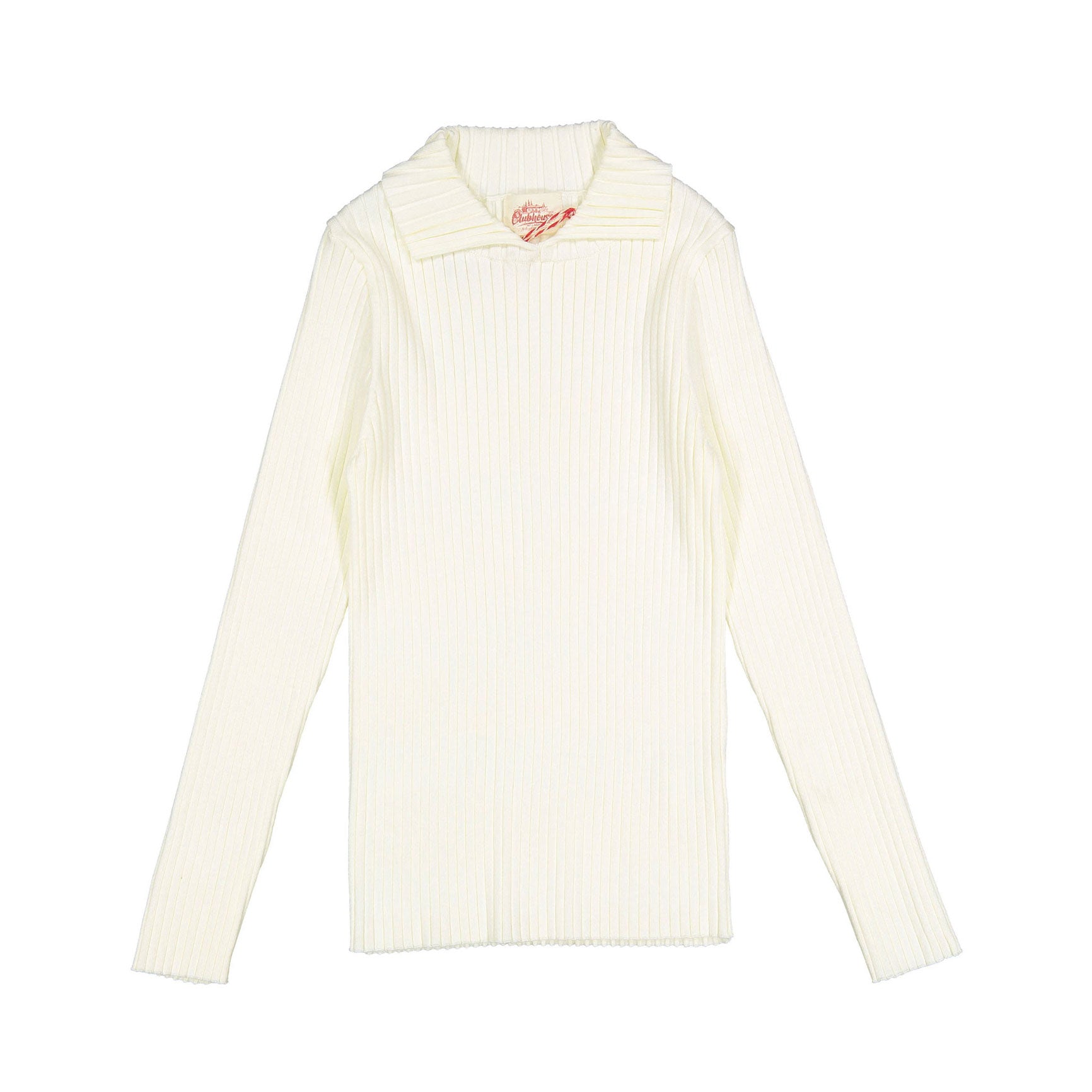 Clubhouse Cream Collared Rib Sweater – Ladida