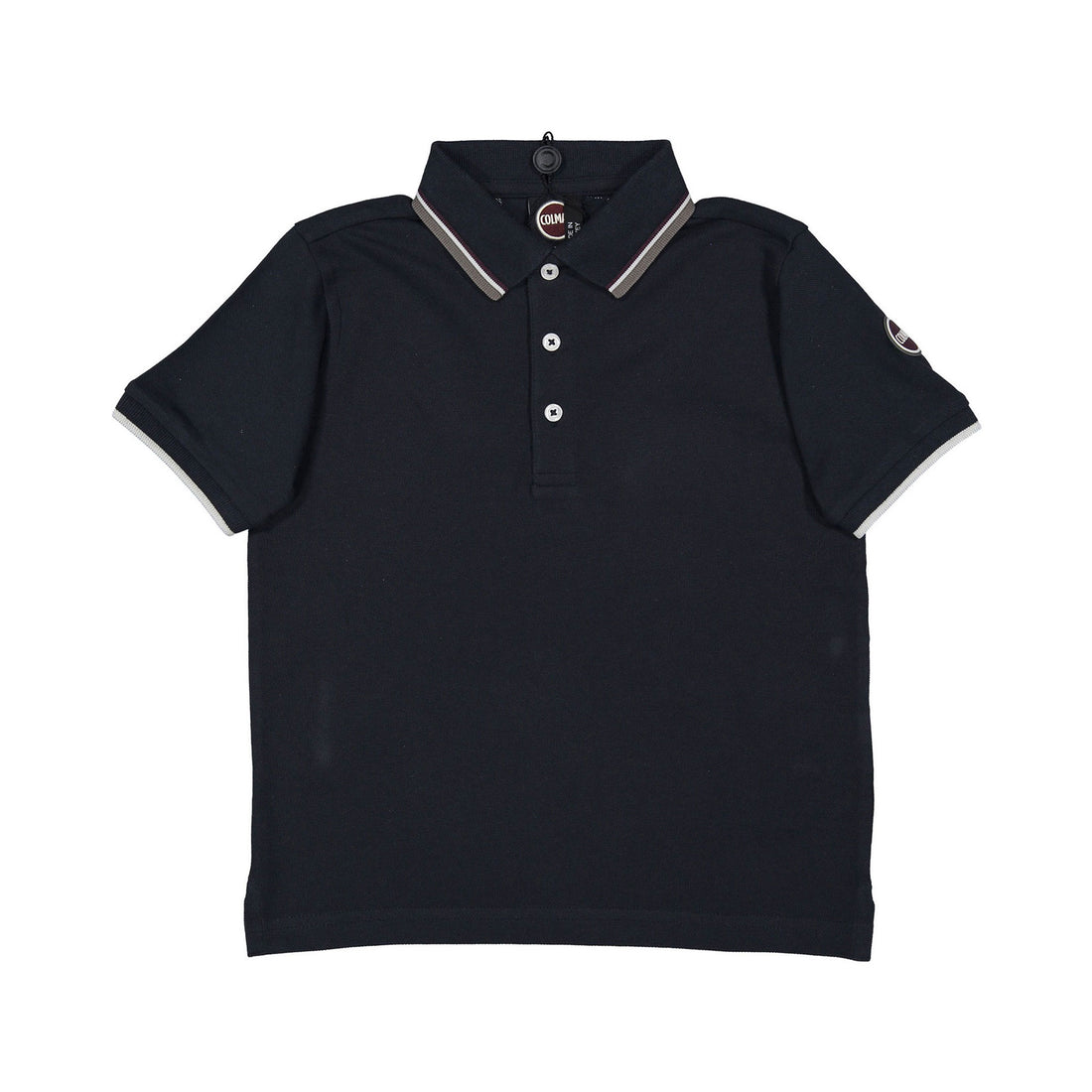 Colmar Navy Blue Striped Trim  Polo