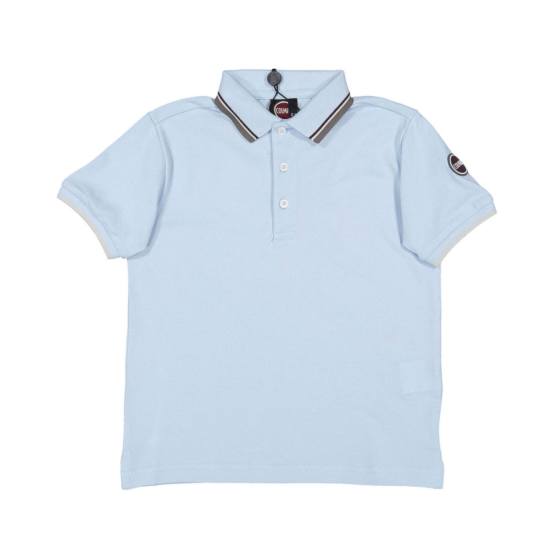 Colmar Angelic Blue Striped Trim  Polo