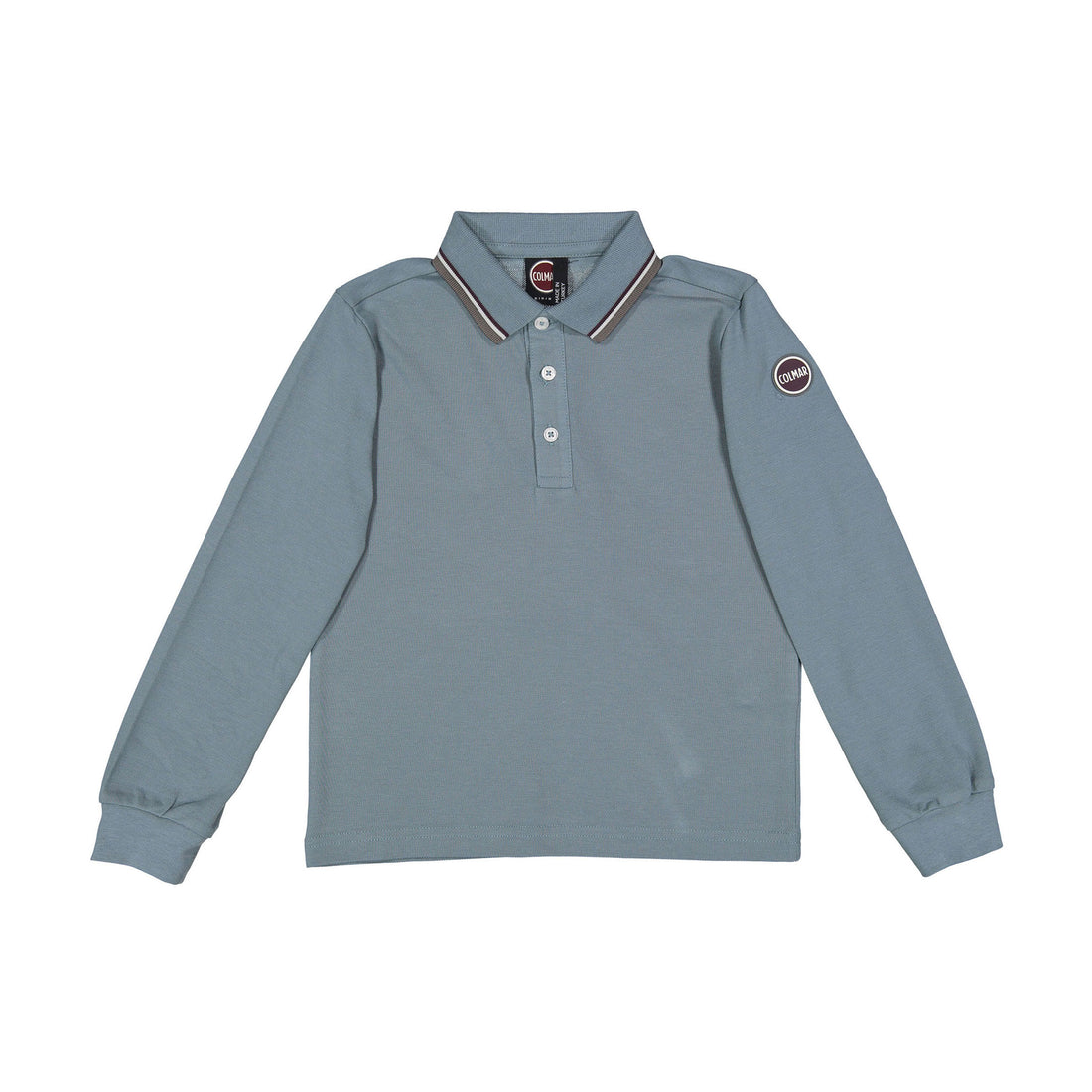 Colmar Railway Long SleeveStripe Collar Polo
