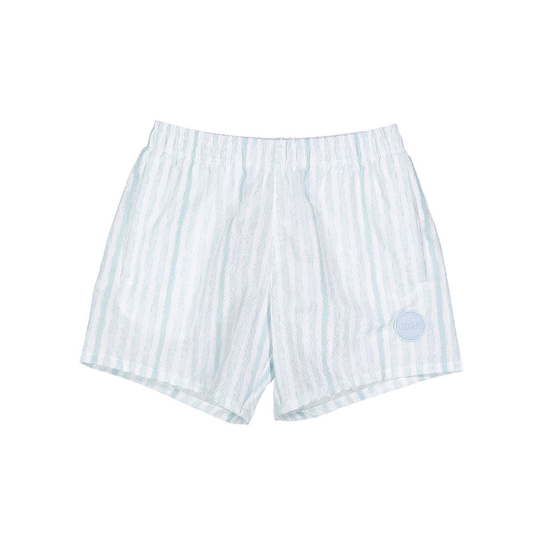 Colmar Angelic Blue Seersucker Swim Trunks